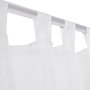 Voir la diapositive 2 : VIDAXL Rideau fin Blanc 140x225 cm 2 pcs