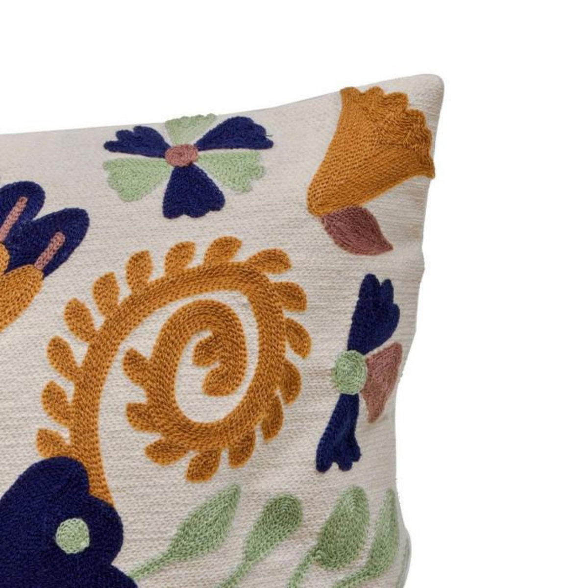 ATMOSPHERA Coussin Déco Brodé  Hary  45x45cm Multicolore