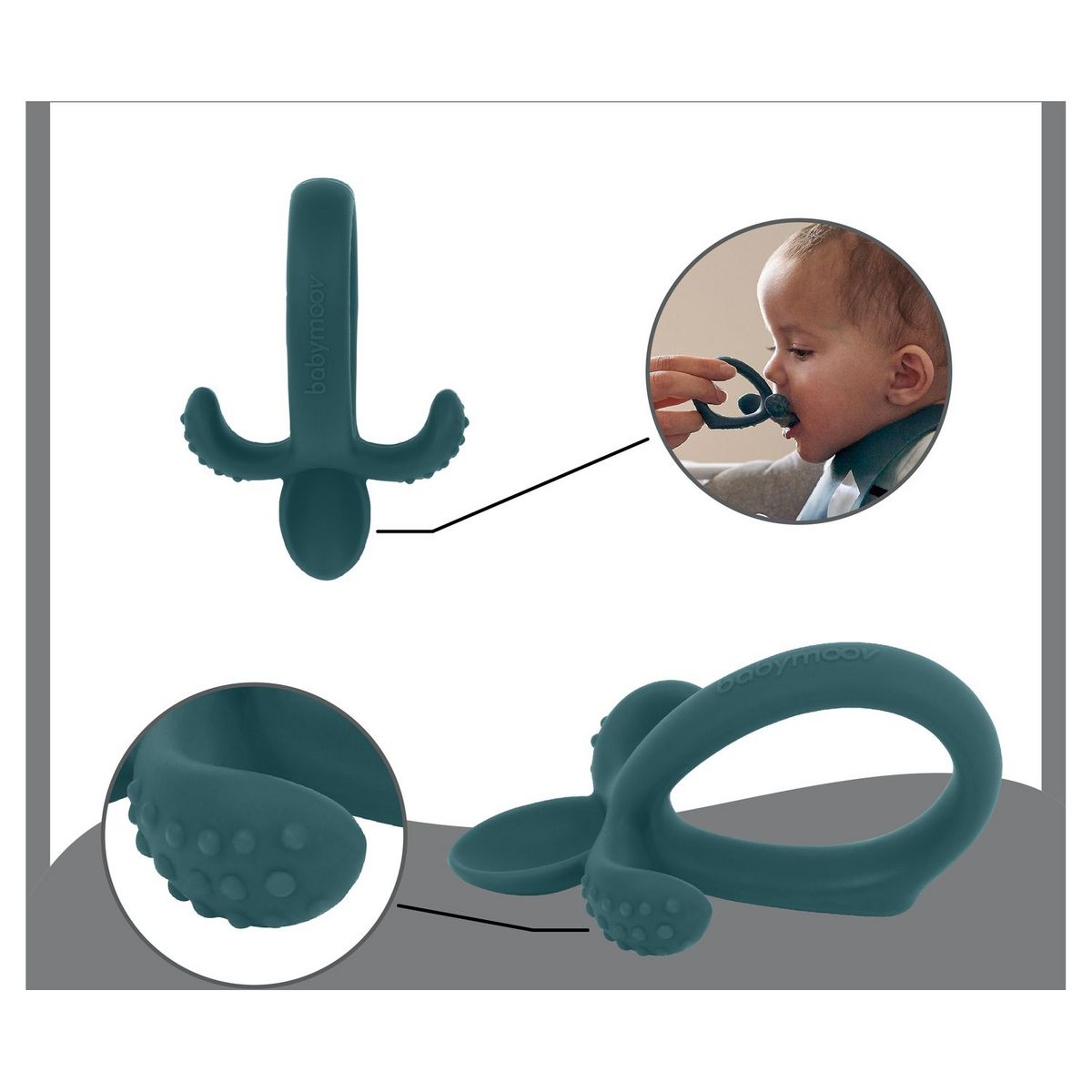 BABYMOOV Kit repas en silicone FIRST'ISY