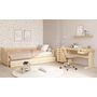 Voir la diapositive 1 : Lit banquette gigogne 2 couchages 90x200cm ANDREA