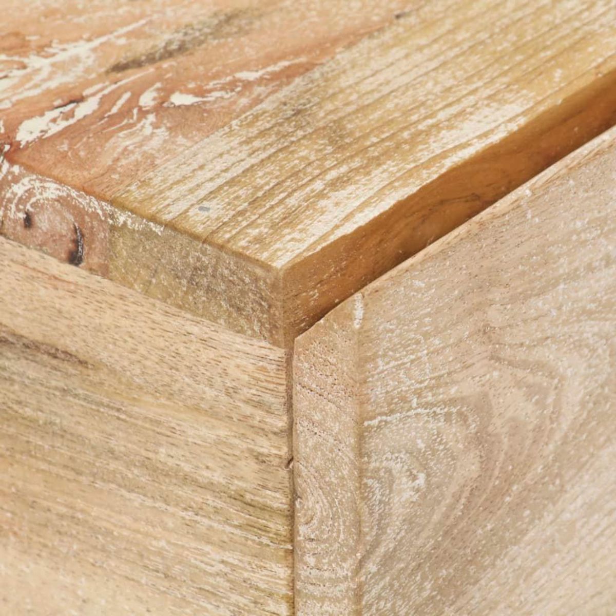 VIDAXL Table de chevet 40x30x50 cm Bois de manguier massif