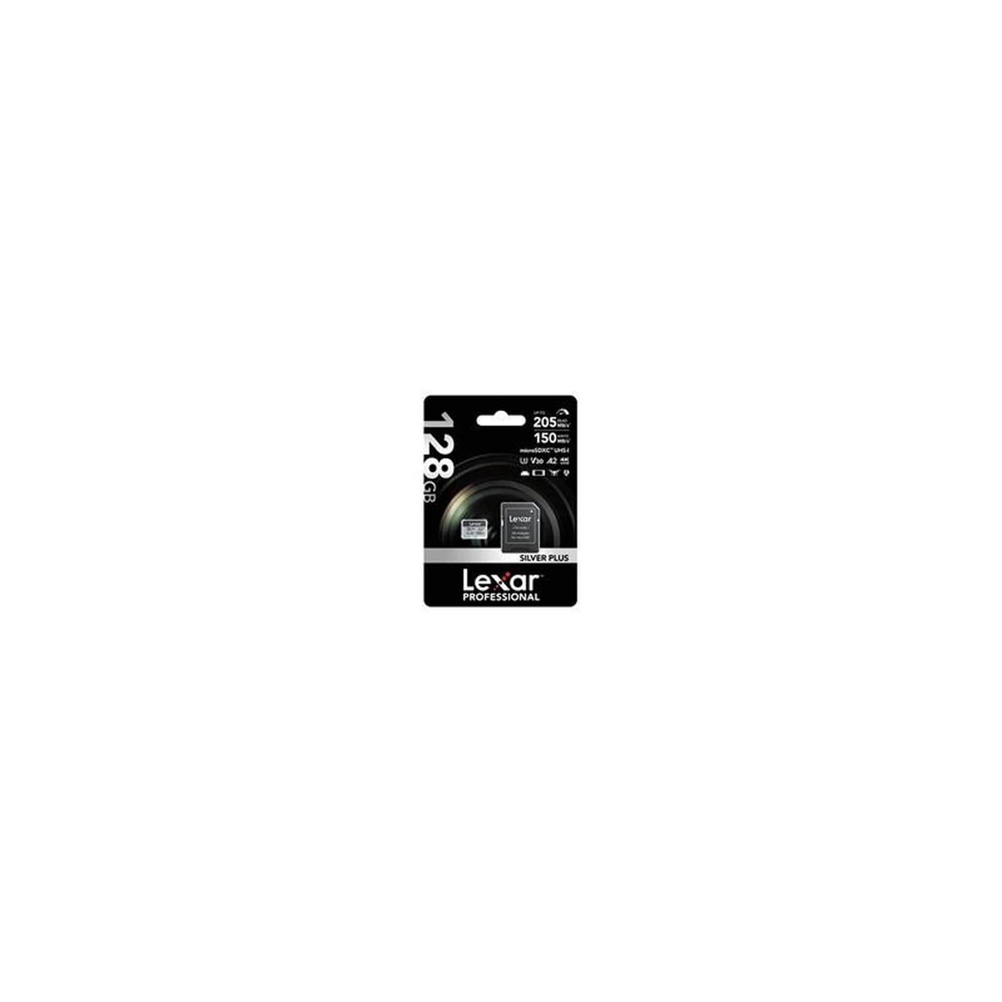 Voir la diapositive 2 : Lexar Carte mémoire micro SD Lexar MICROSDXC 128GO SILVER PLUS
