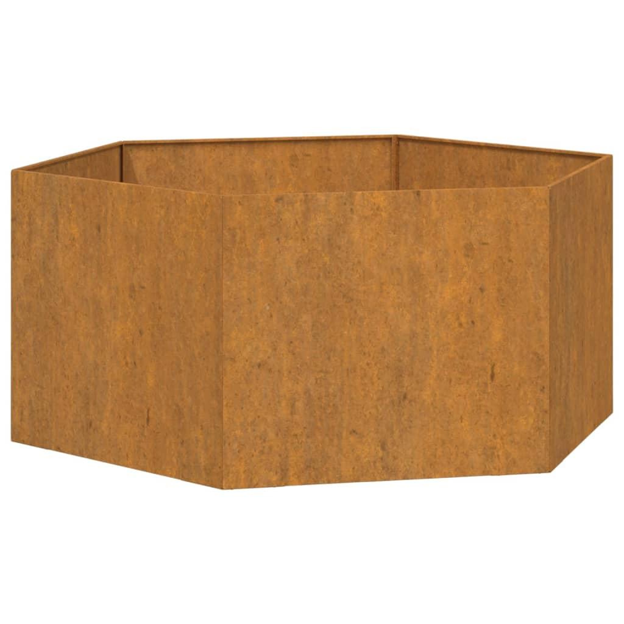 Voir la diapositive 2 : VIDAXL Jardiniere Rouille 90x90x45 cm Acier corten