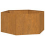Voir la diapositive 2 : VIDAXL Jardiniere Rouille 90x90x45 cm Acier corten