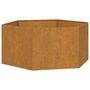 Voir la diapositive 2 : VIDAXL Jardiniere Rouille 90x90x45 cm Acier corten