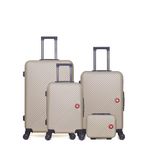 SWISS KOPPER SWISS KOPPER - LOT DE 4 - Valises grand format, weekend, cabine et vanity SPIEZ. Coloris disponibles : Gris