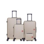 SWISS KOPPER SWISS KOPPER - LOT DE 4 - Valises grand format, weekend, cabine et vanity SPIEZ. Coloris disponibles : Gris