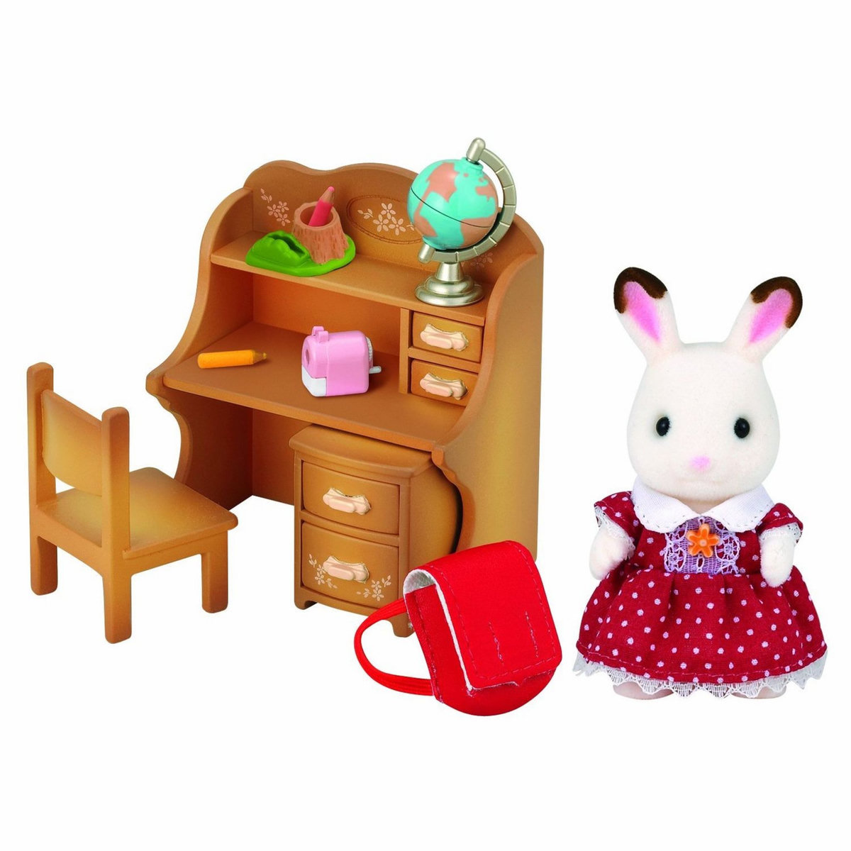 Sylvanian families 5016 - Fille lapin chocolat bureau - Sylvanian Families