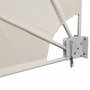 Voir la diapositive 4 : VIDAXL Auvent lateral pliable de balcon Creme 210 x 210 cm