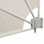 Voir la diapositive 4 : VIDAXL Auvent lateral pliable de balcon Creme 210 x 210 cm