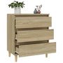 Voir la diapositive 5 : VIDAXL Buffet Chene sonoma 60x35x70 cm Bois d'ingenierie