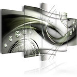Paris Prix Tableau Imprimé  Glowing Green Wave. Coloris disponibles : Multicolore
