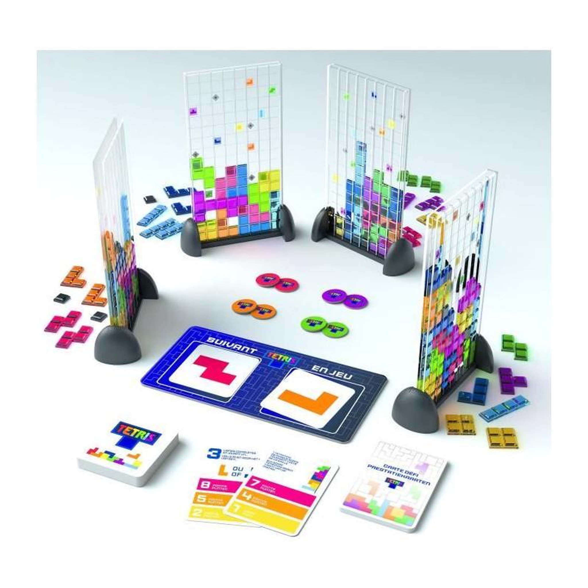 Voir la diapositive 2 : Megableu Jeu de société - MEGABLEU - Tetris FR et NL - Célébration des 40 ans avec jeu de stratégie