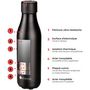 Voir la diapositive 2 : Les Artistes Bouteille isotherme Bottle UP noir 280 ml