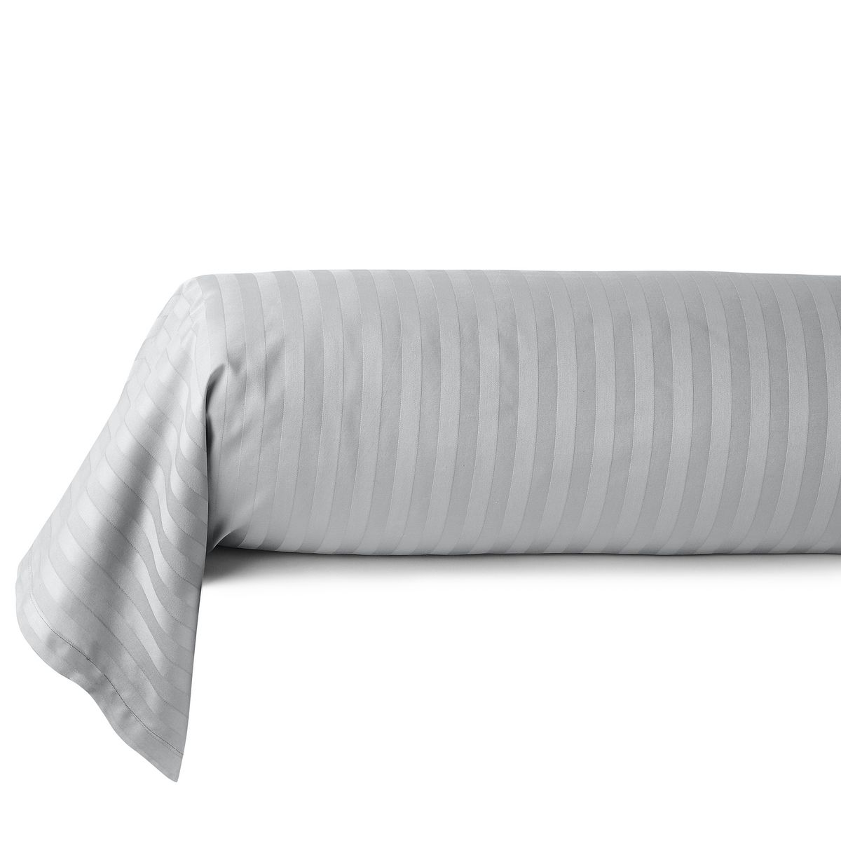 ACTUEL Taie de traversin unie en satin de coton - collection permanente