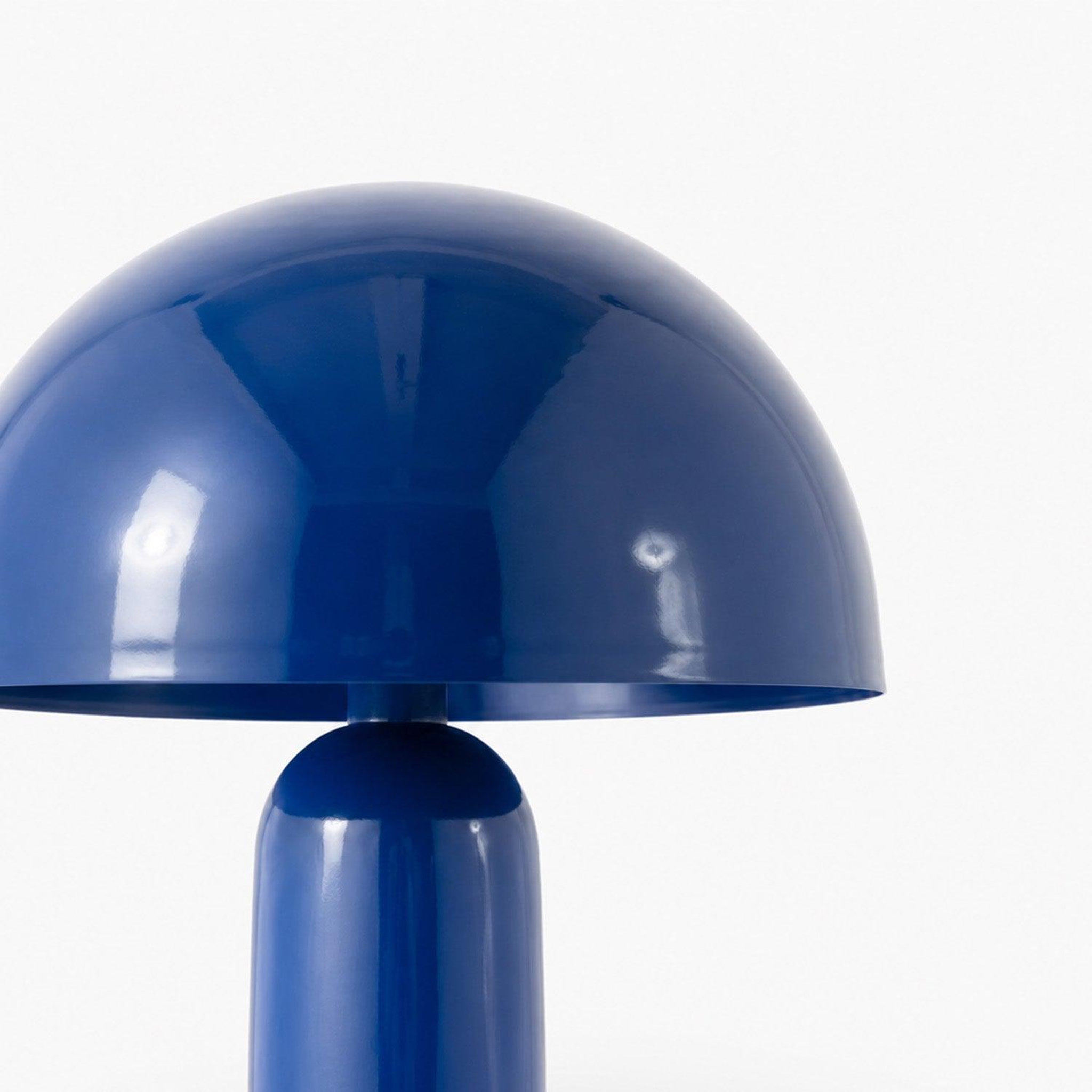 Voir la diapositive 3 : MAISON PAVANE Lampadaire en métal bleu foncé-clara