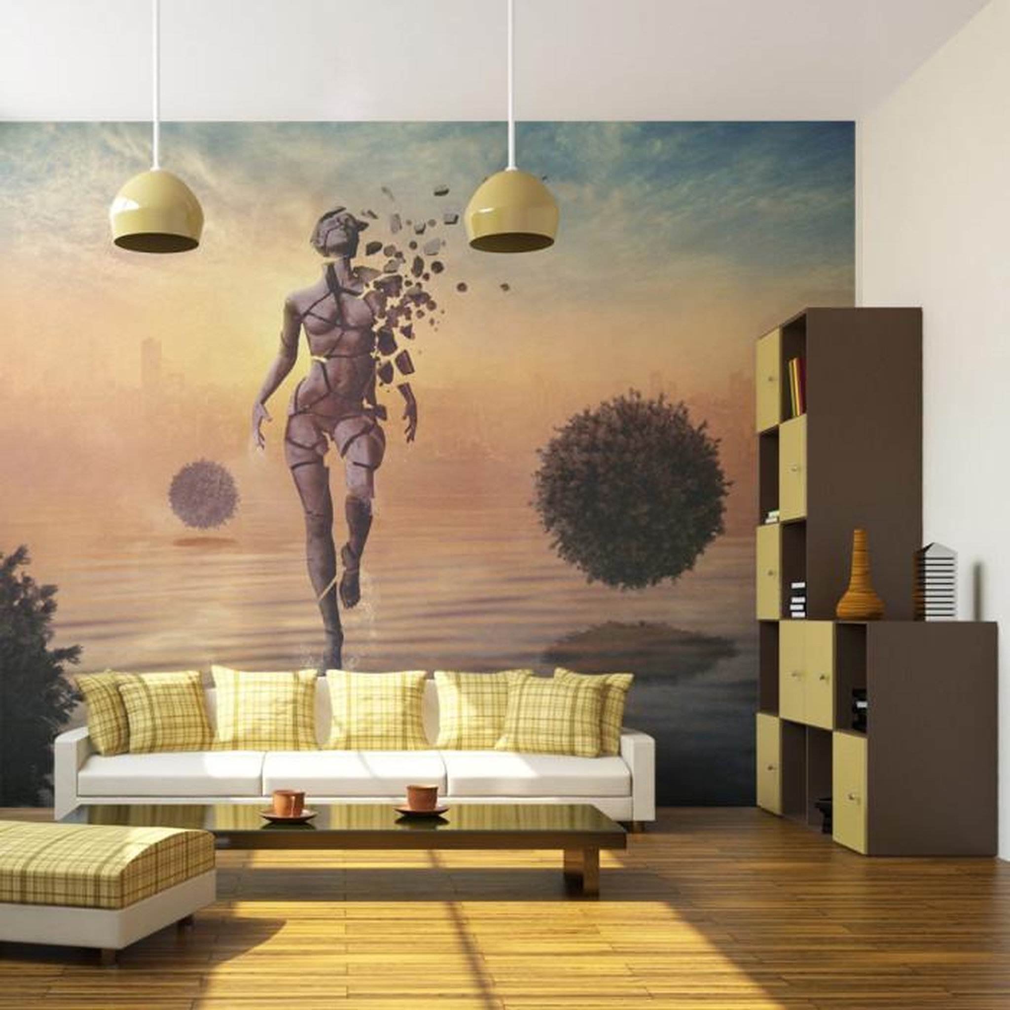 Paris Prix Papier Peint  Walk on the Water. Coloris disponibles : Multicolore