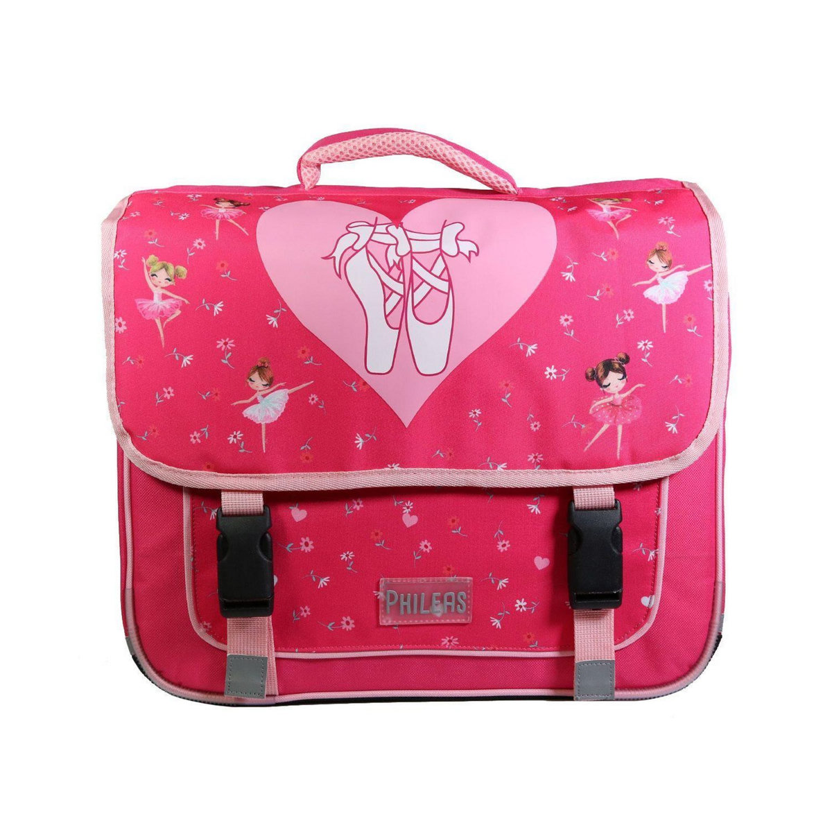 Bagtrotter BAGTROTTER Cartable 38 cm Phileas Rose Danseuses
