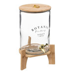 SECRET DE GOURMET Distributeur de Boisson  Bota  8L Transparent & Beige