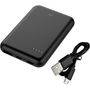 Voir la diapositive 3 : Listo Batterie externe 5000 mAh USB C noir