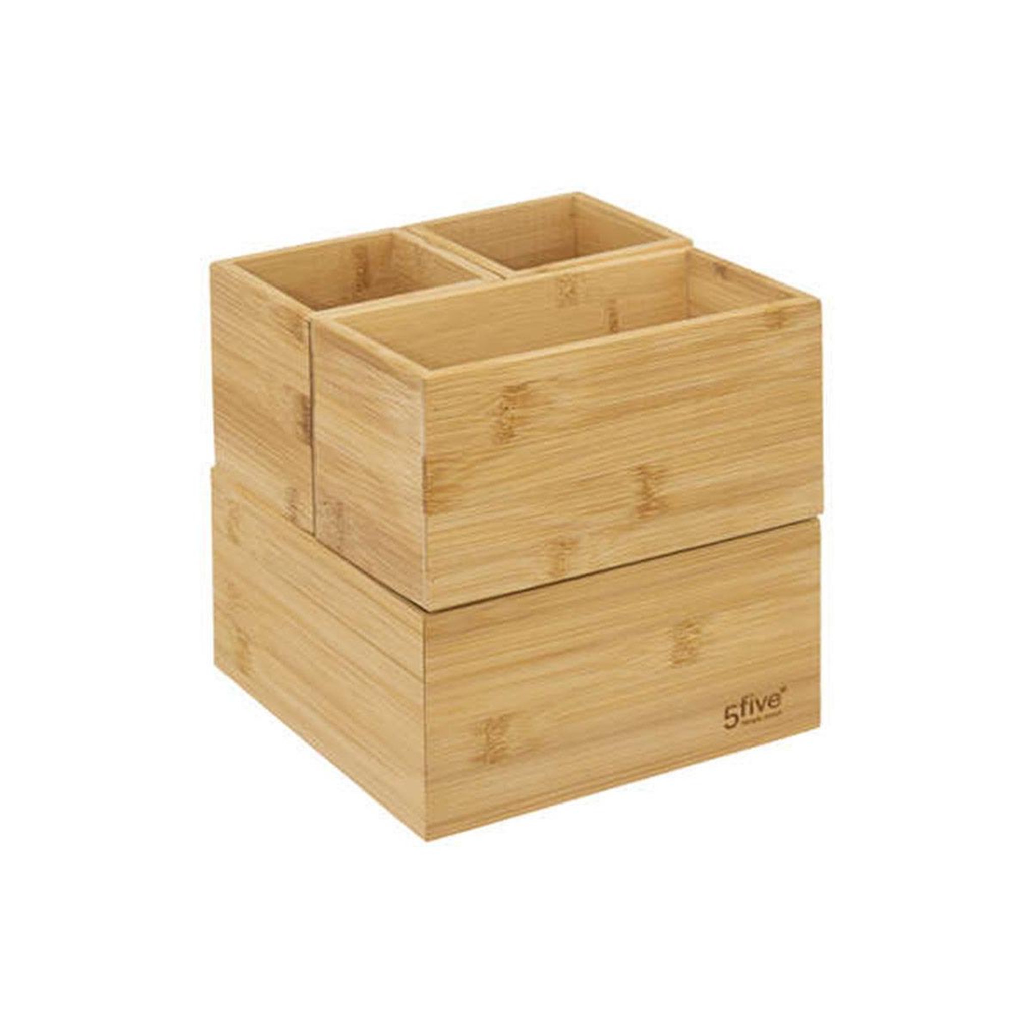 FIVE Organiseur 4 plateaux  bambou  19cm naturel