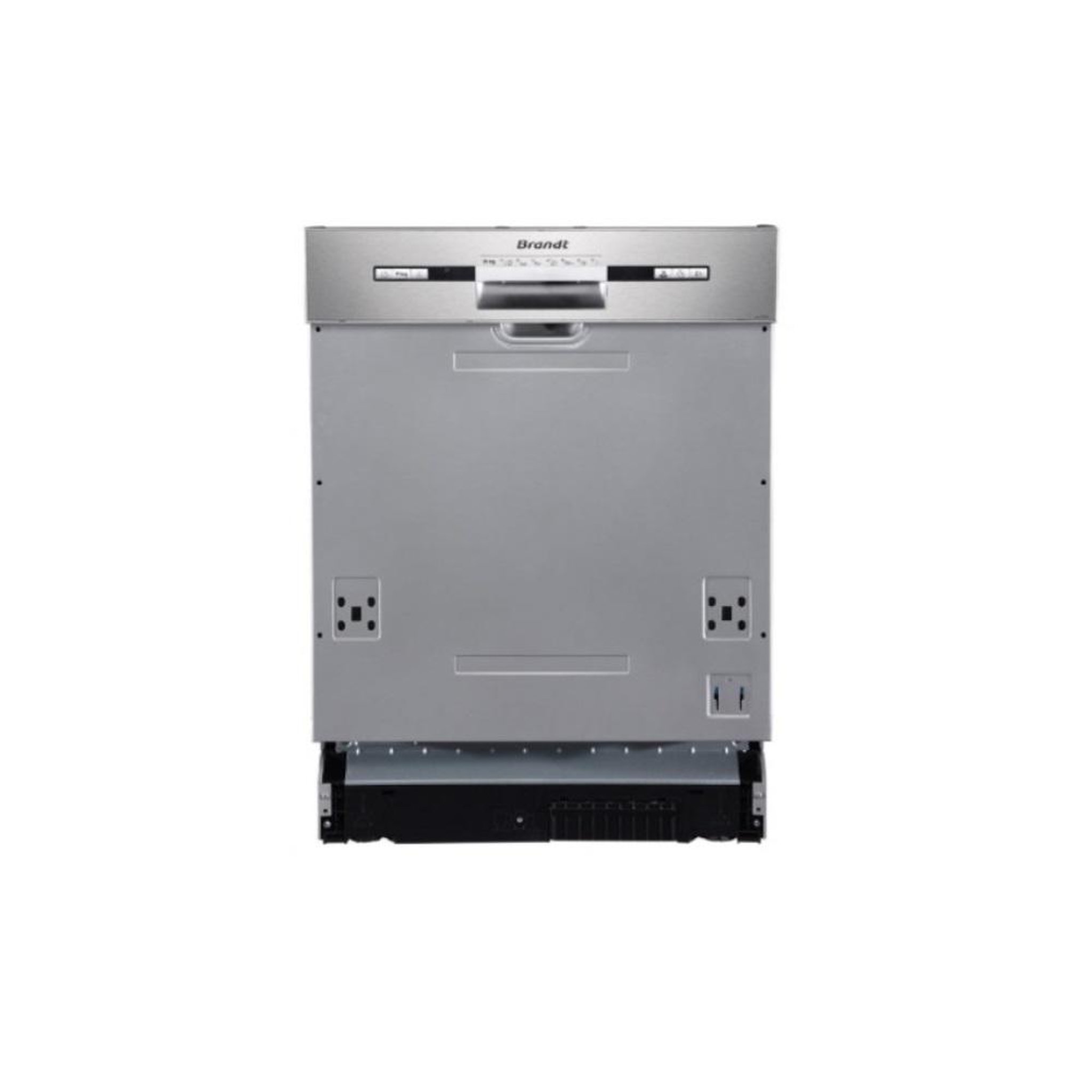 Voir la diapositive 5 : BRANDT Lave-vaisselle 60cm 12c 47db a++ intégrable avec bandeau inox - vh1772x