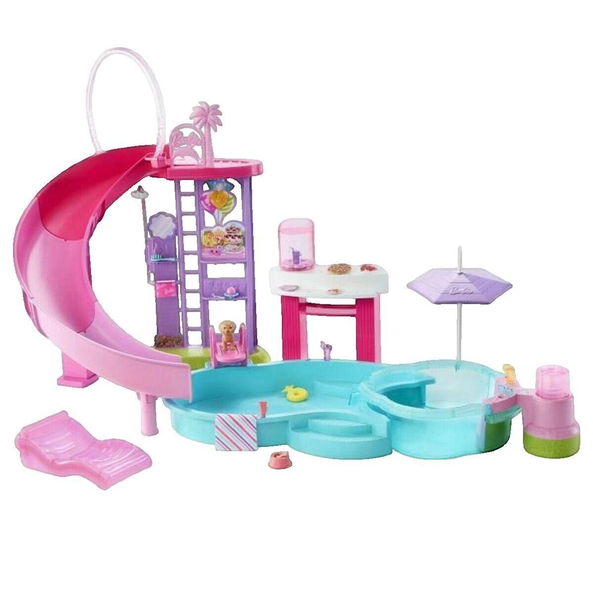 BARBIE Ensemble piscine de rêve Barbie avec accessoires