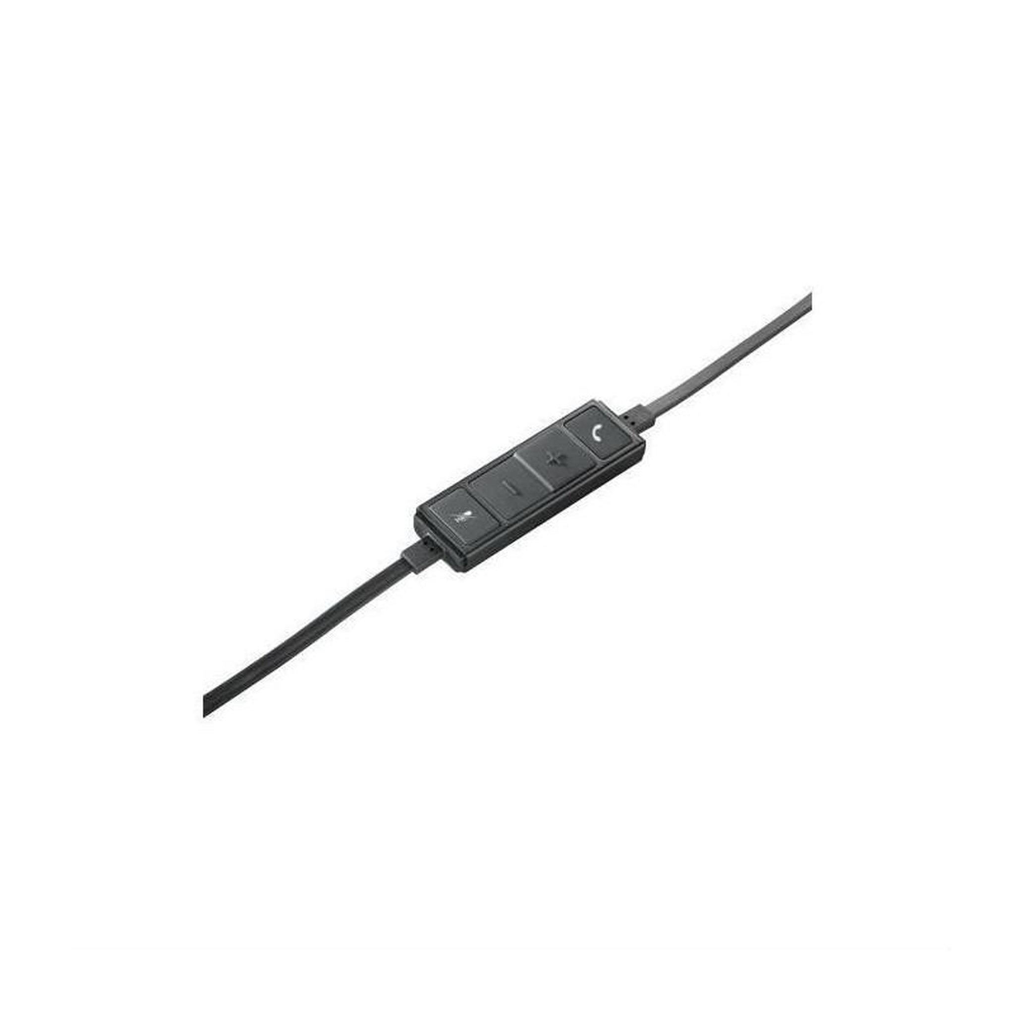 Voir la diapositive 3 : Logitech LOGITECH - Casque micro stereo H650E - Gris
