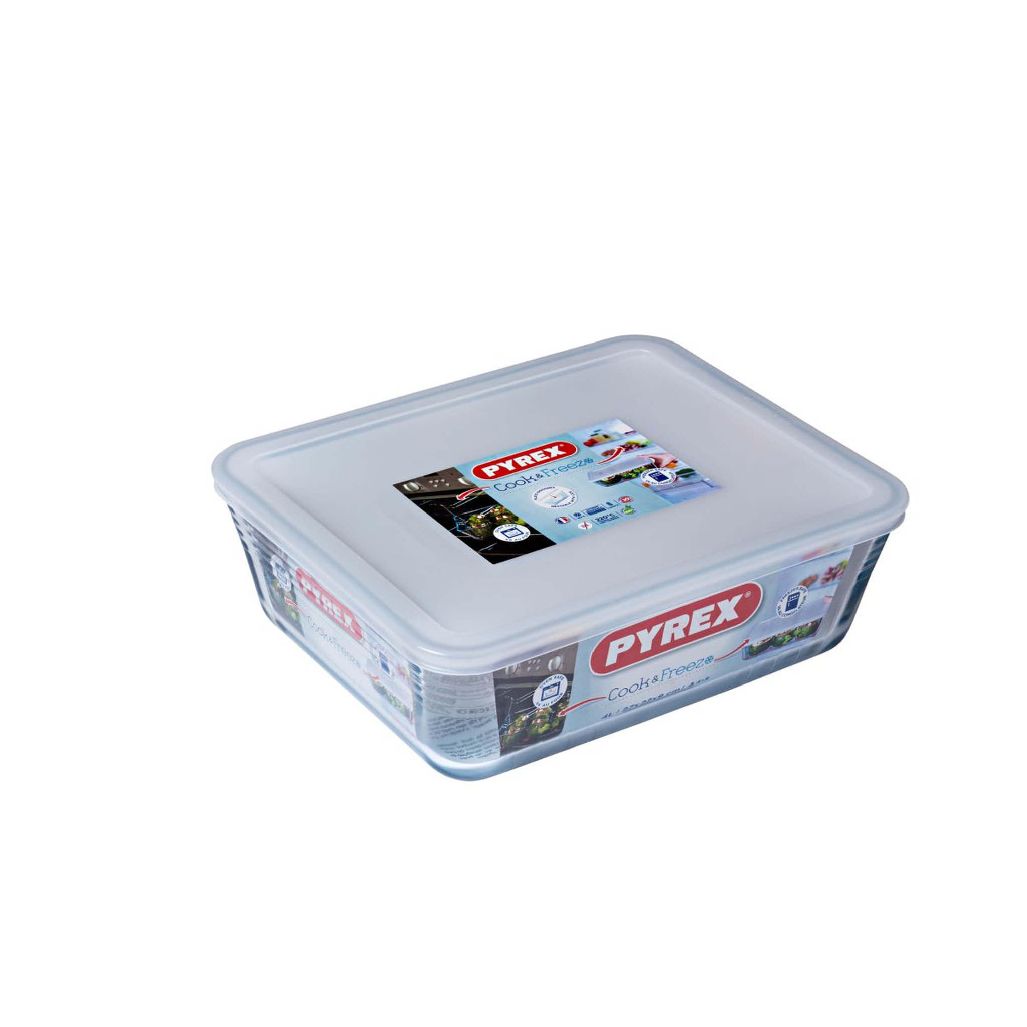 Voir la diapositive 1 : PYREX Boîte en verre rectangulaire 22cm COOK AND FREEZE