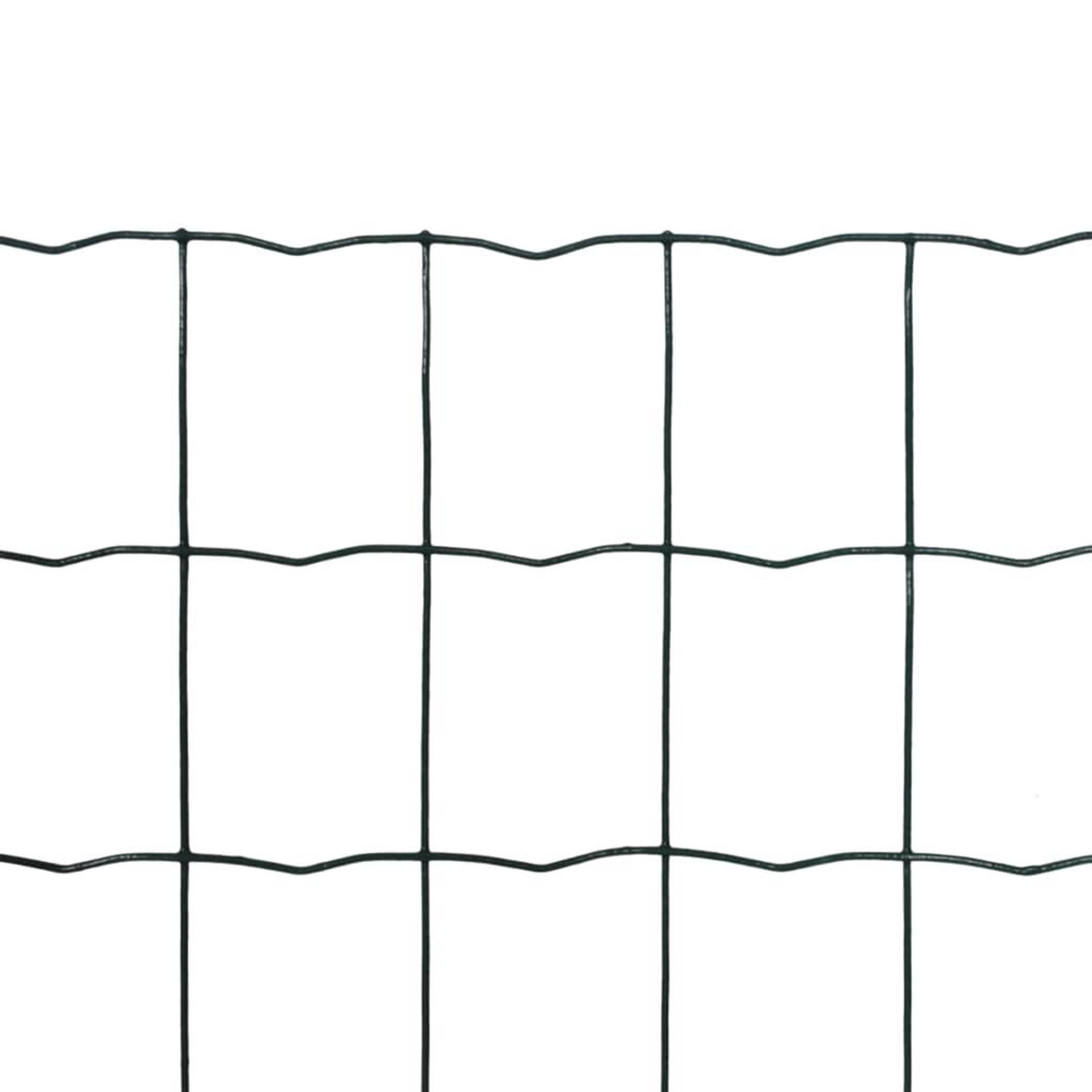 Voir la diapositive 2 : VIDAXL Cloture euro Acier 10 x 1,2 m Vert