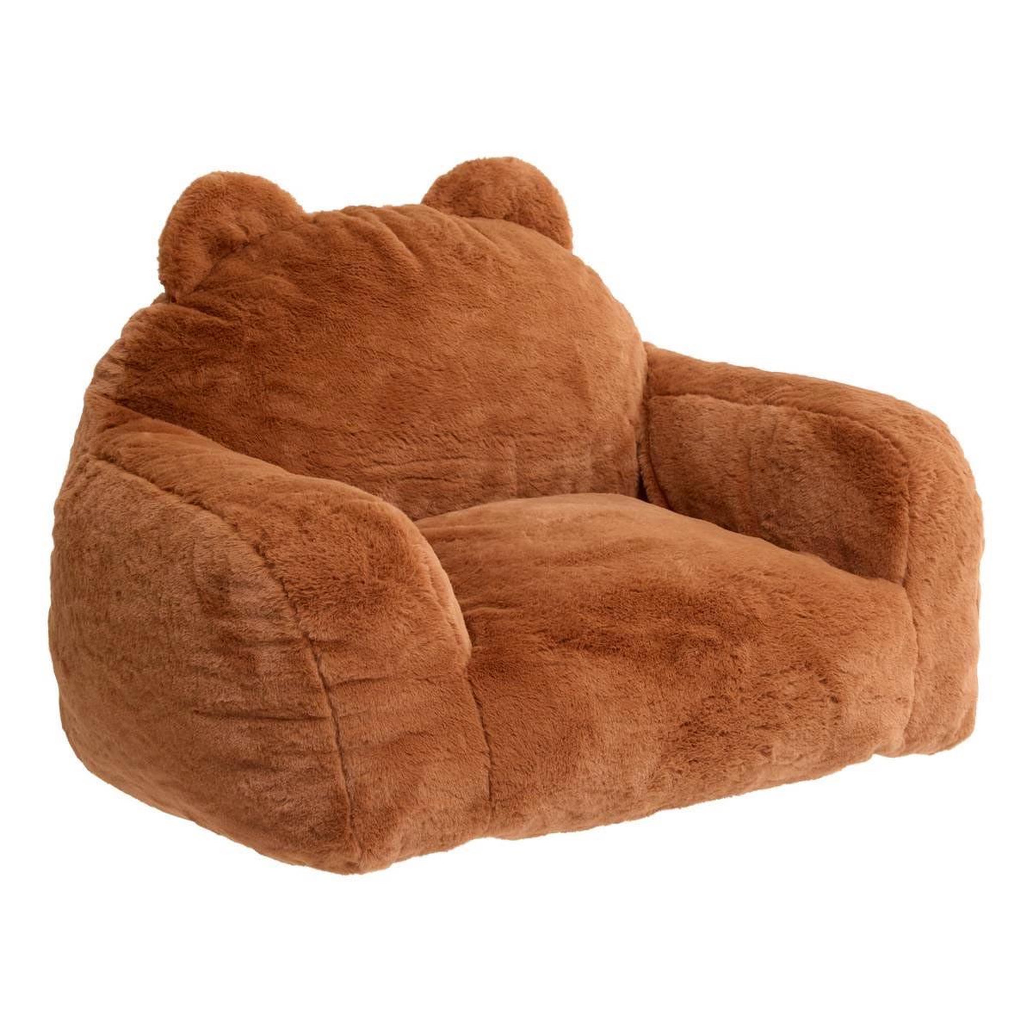 Atmosphera Kids Fauteuil Enfant Ourson  Mamad  65cm Marron