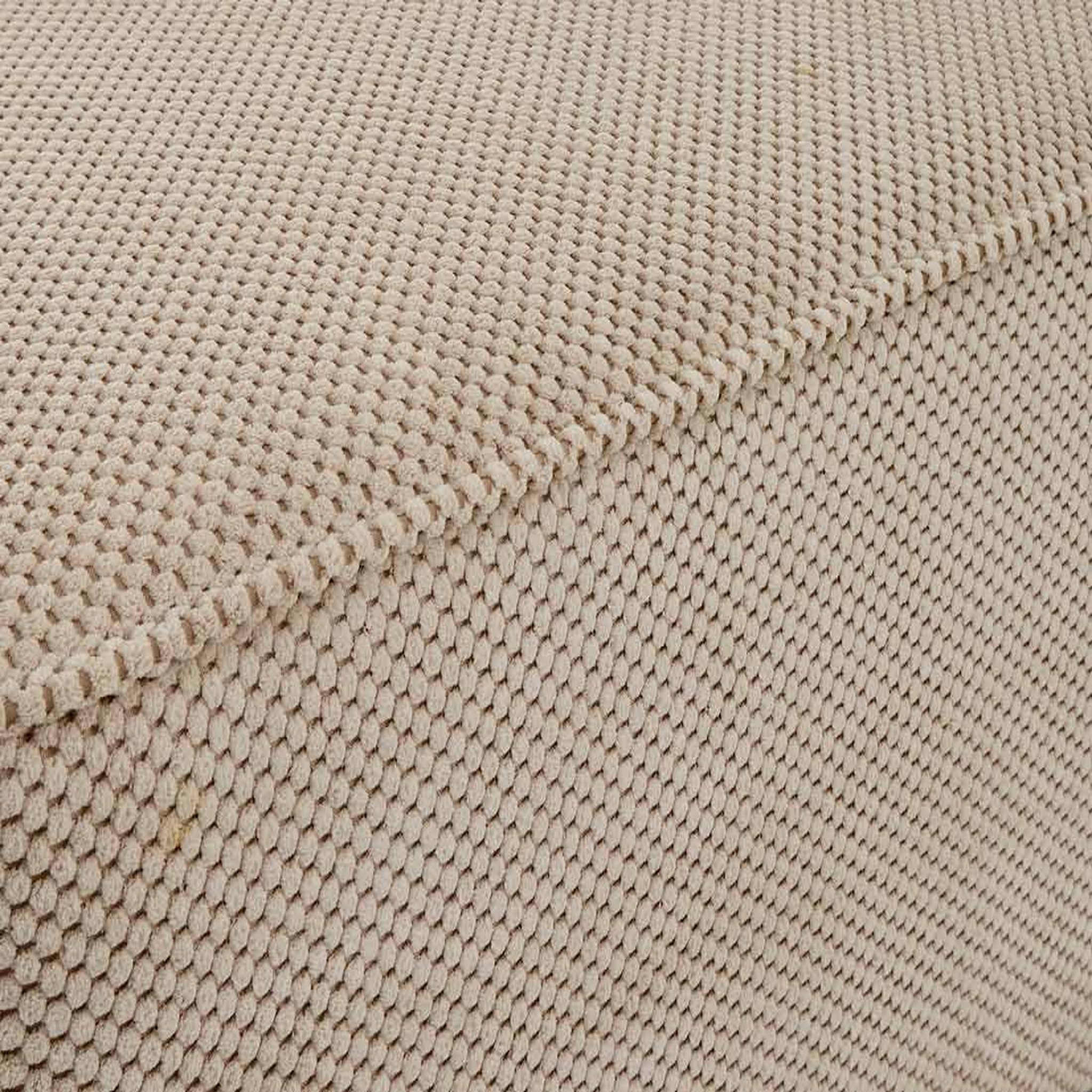 Voir la diapositive 6 : BEST MOBILIER Topaze - pouf - en velours texturé