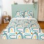Voir la diapositive 2 : COTE DECO Parure de lit Alhambra - Microfibre 72 g/m² - 220 x 240 cm