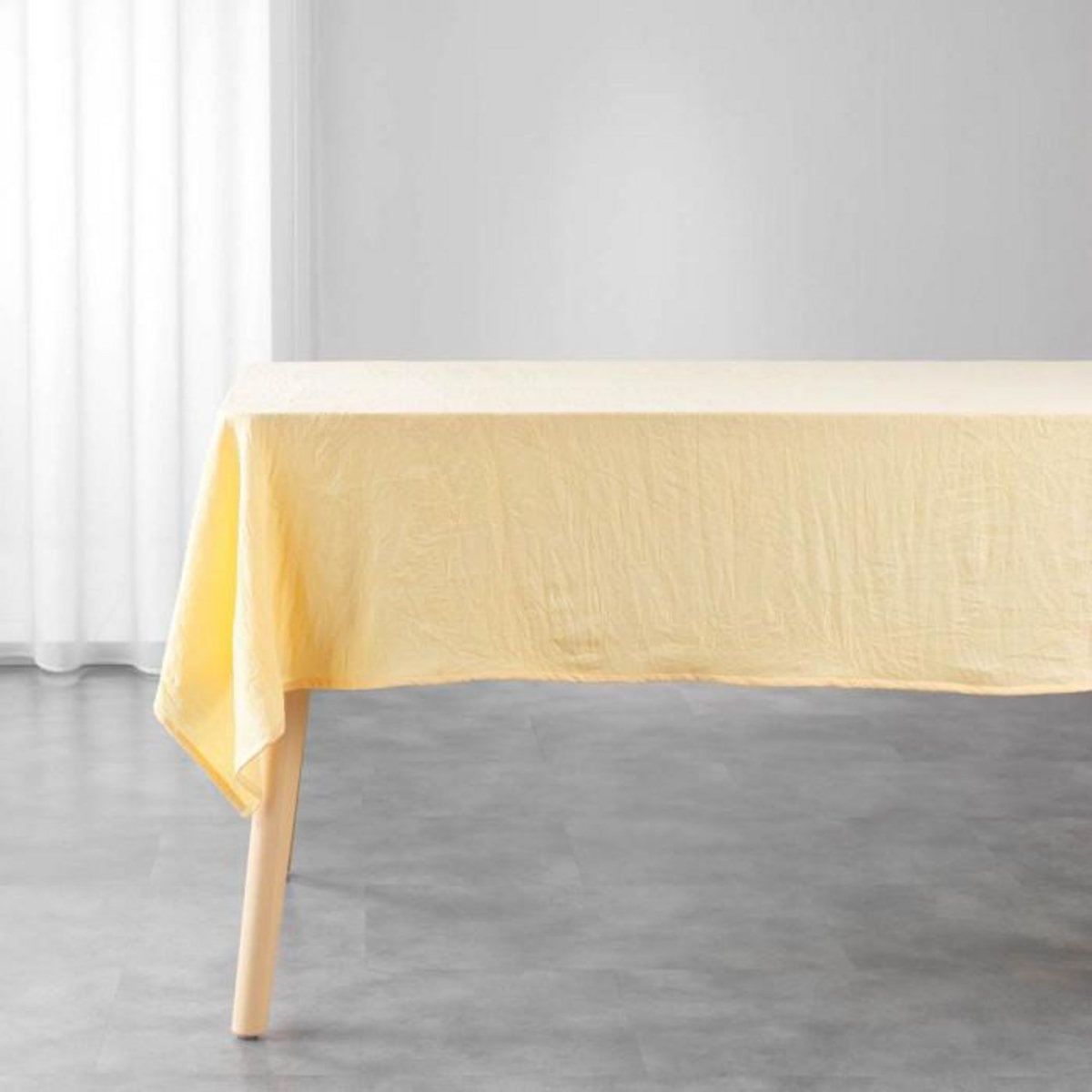 Paris Prix Nappe Microfibre  Suzy  140x240cm Jaune