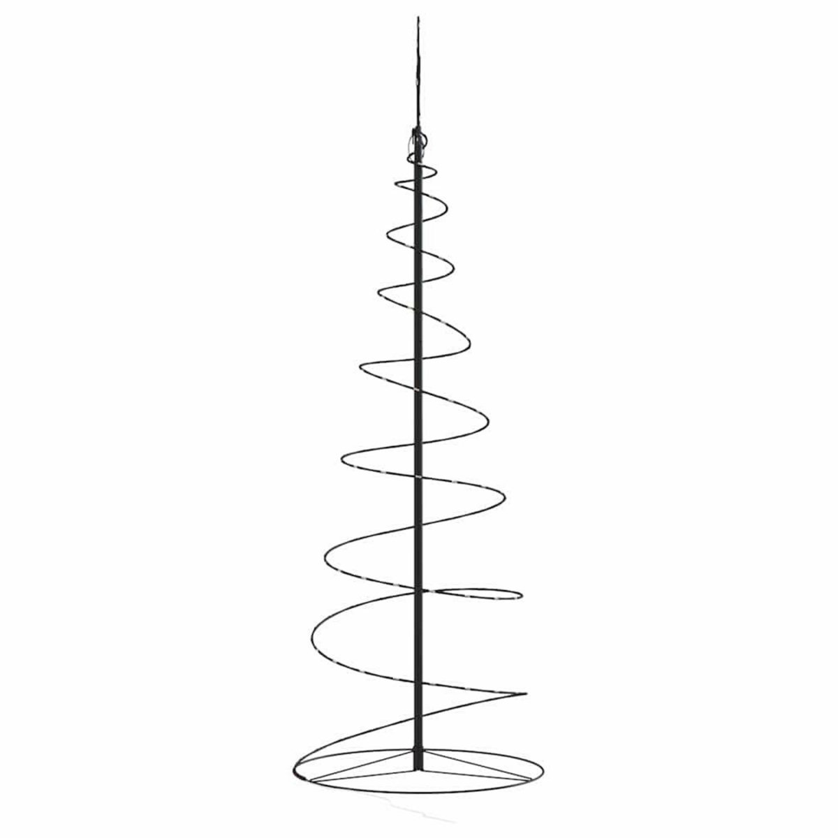 VIDAXL Sapin de Noël a LED 100 LED blanc chaud 150 cm