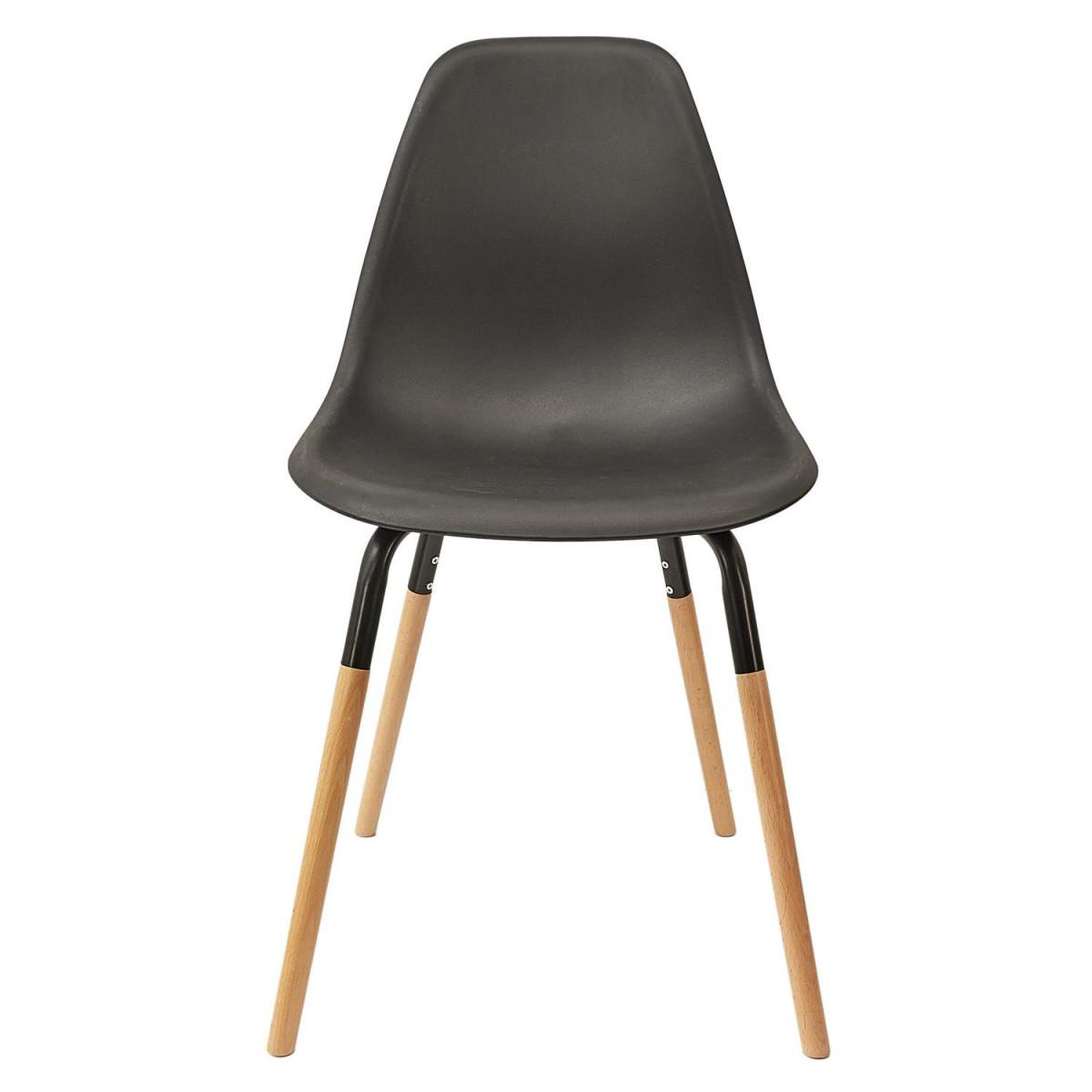 Voir la diapositive 3 : The Home Deco Factory Lot de 4 chaises scandinaves  phénix  81cm noir