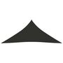 Voir la diapositive 2 : VIDAXL Voile de parasol tissu oxford triangulaire 5x6x6 m anthracite