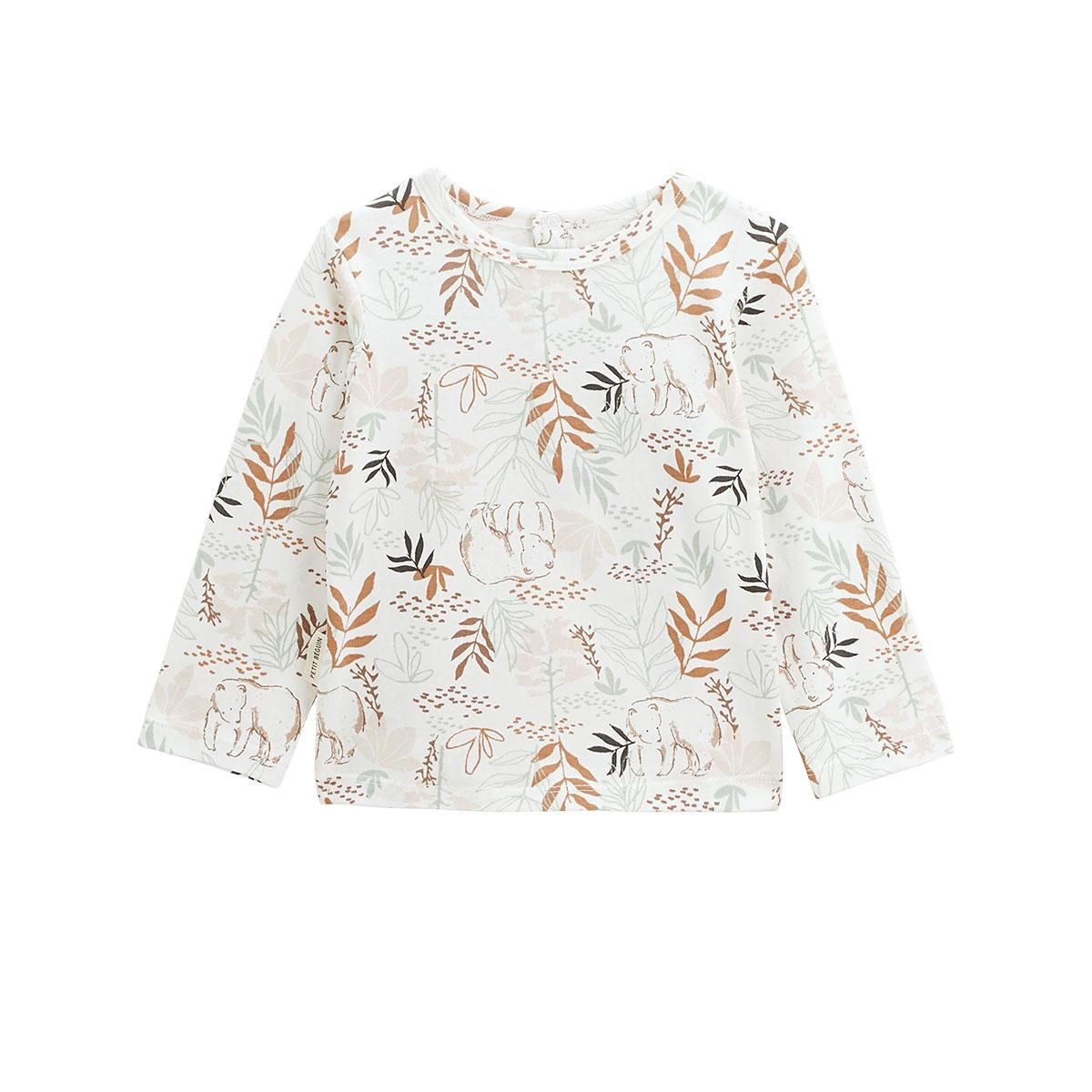 Petit Béguin Lot de 2 t-shirts bébé manches longues Malo