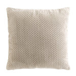 Paris Prix Coussin Déco en Flanelle  Flanela  45x45cm Beige
