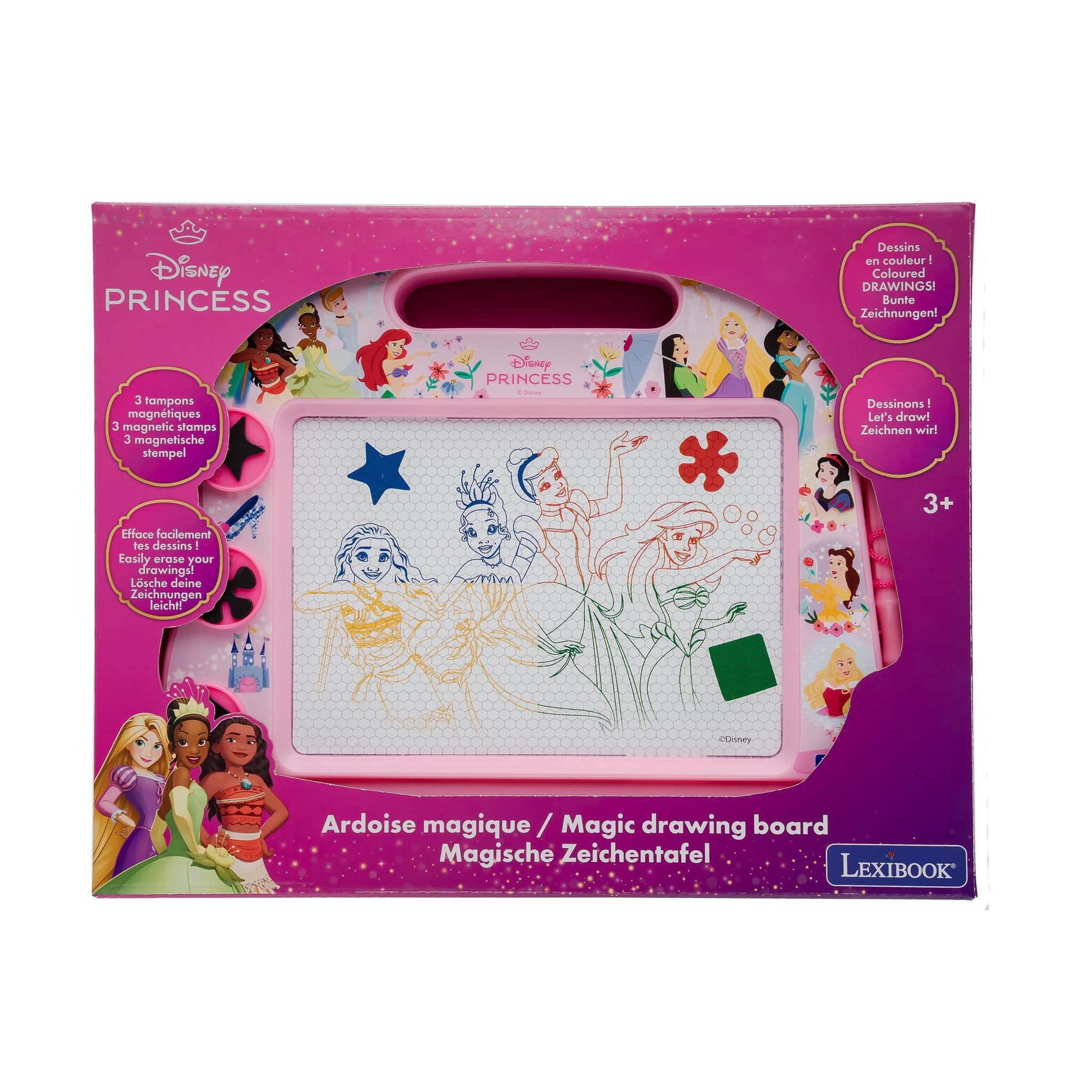 Voir la diapositive 3 : Lexibook Ardoise Magique Disney Princesses