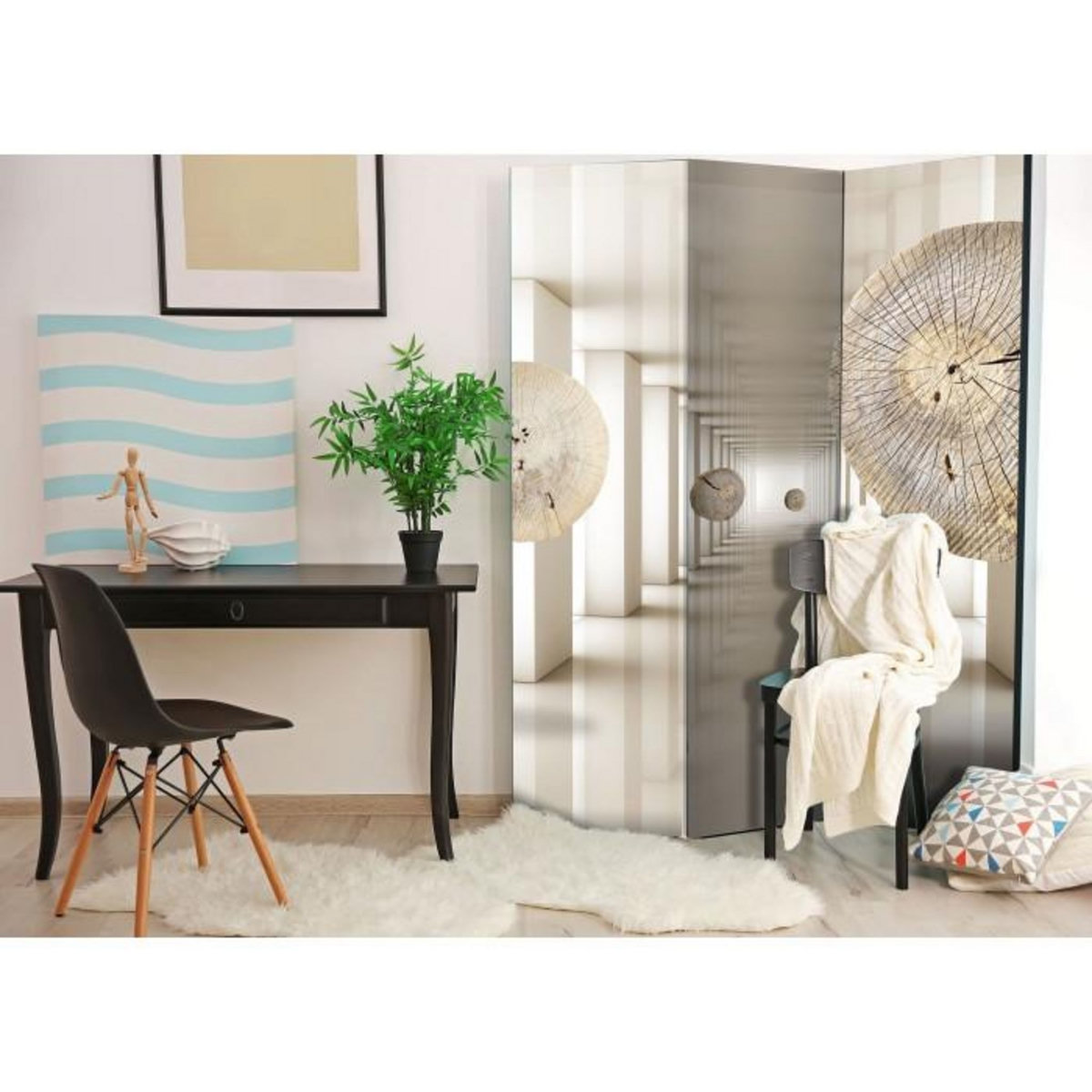 Paris Prix Paravent 3 Volets  Futuristic Forest  135x172cm