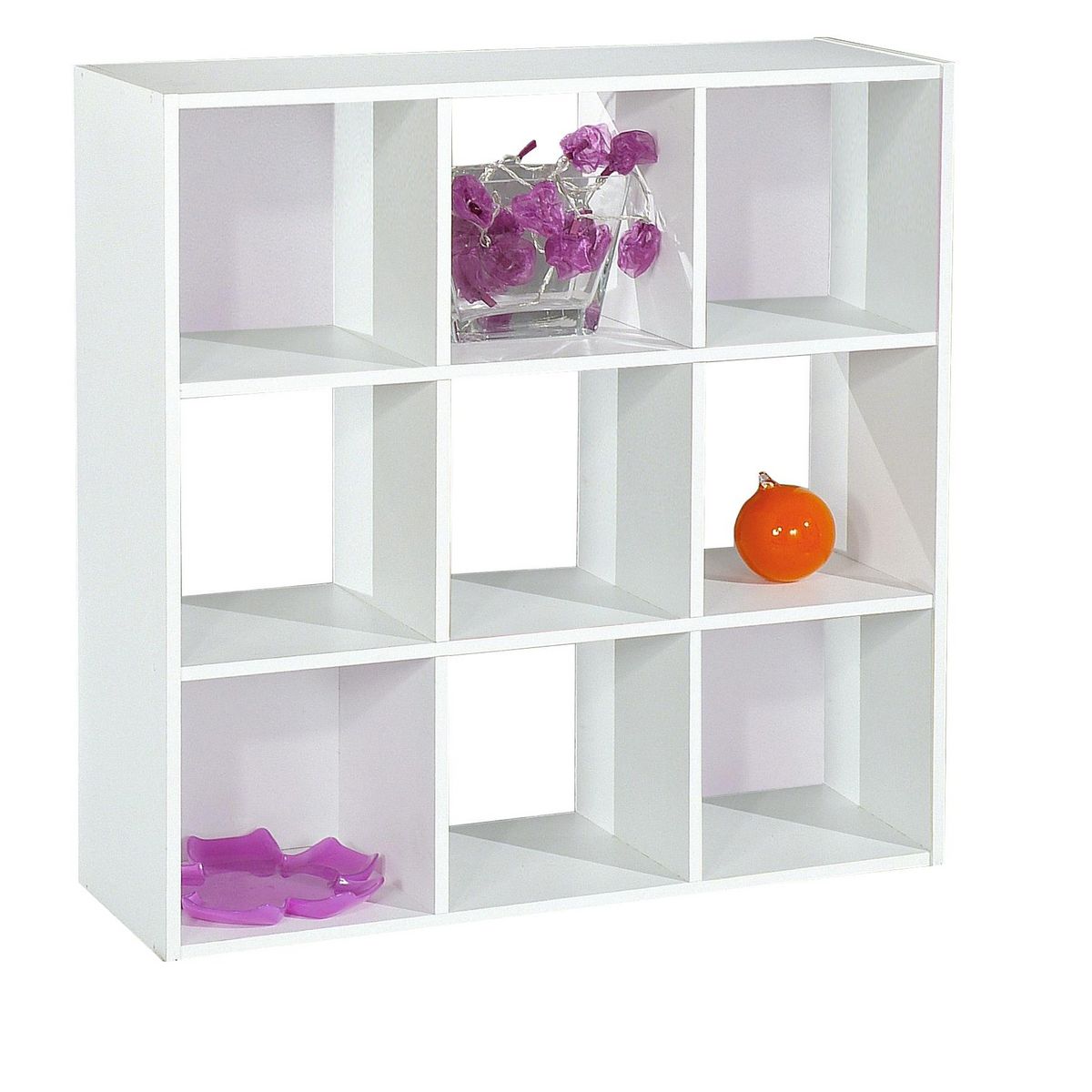 Etagère de rangement KUBIC 9 niches H91cm