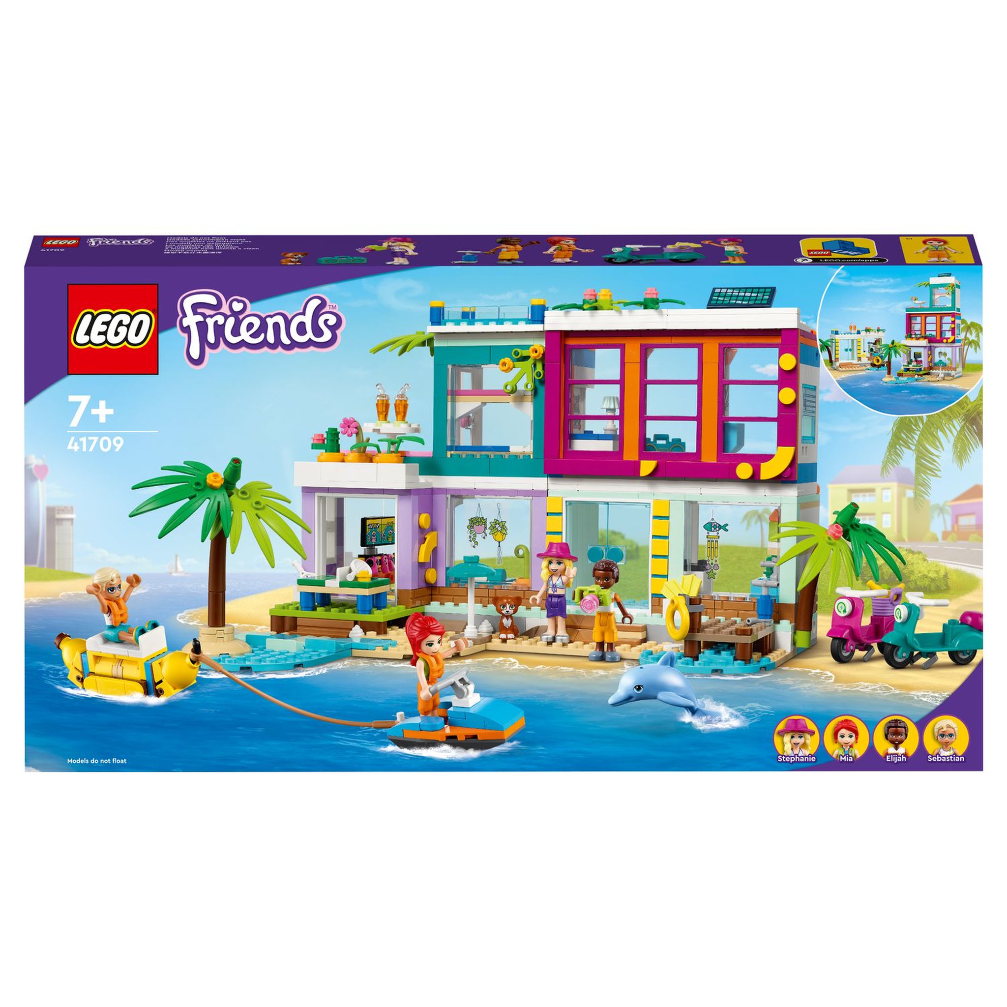 LEGO Friends 41709 La maison de vacances sur la plage, Maison de Poupée