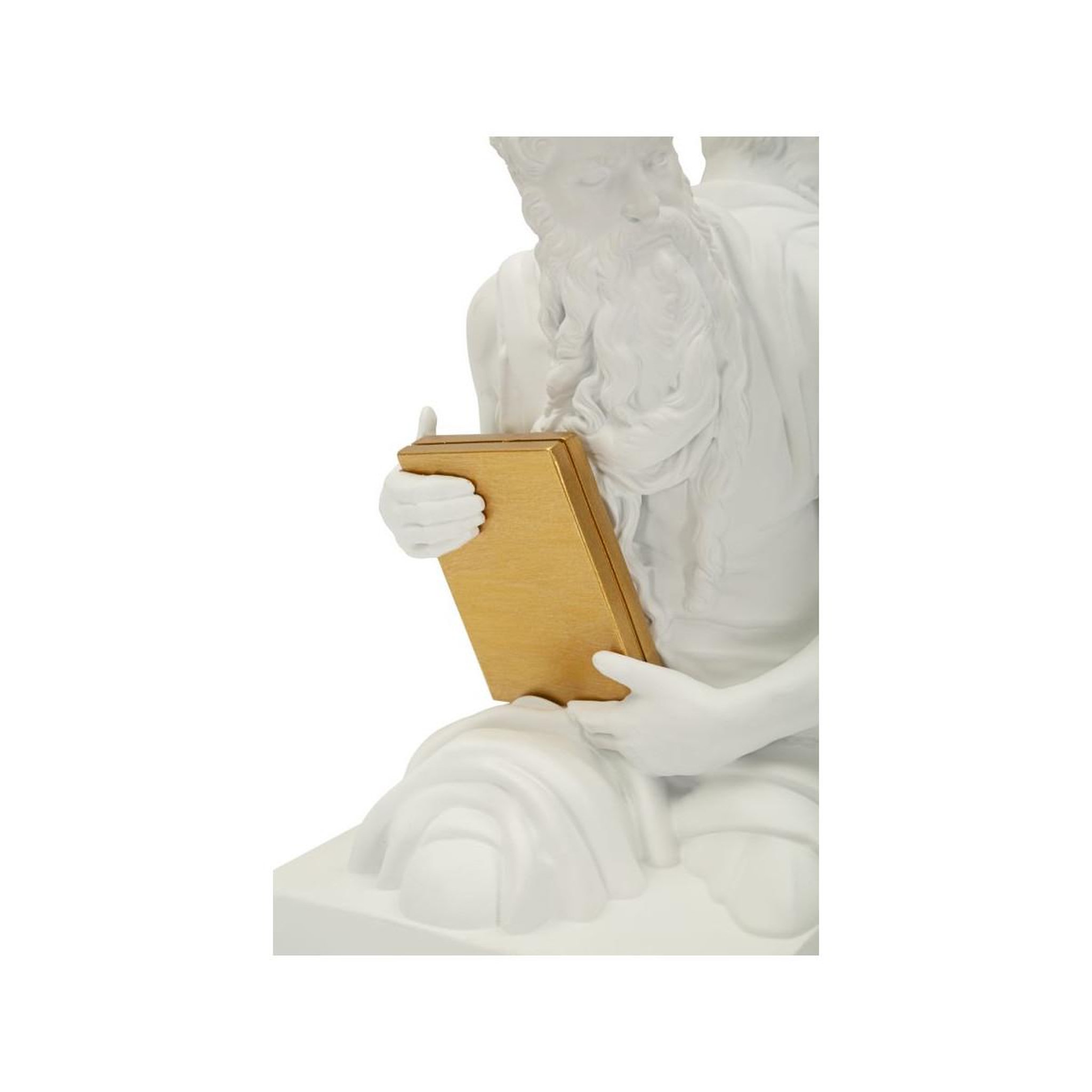Voir la diapositive 4 : Paris Prix Lot de 2 serre-livres déco  poséidon  25cm blanc