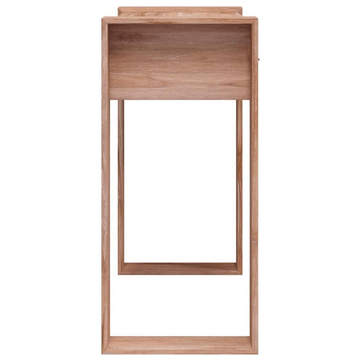 VIDAXL Table console 90x35x75 cm Bois de teck solide