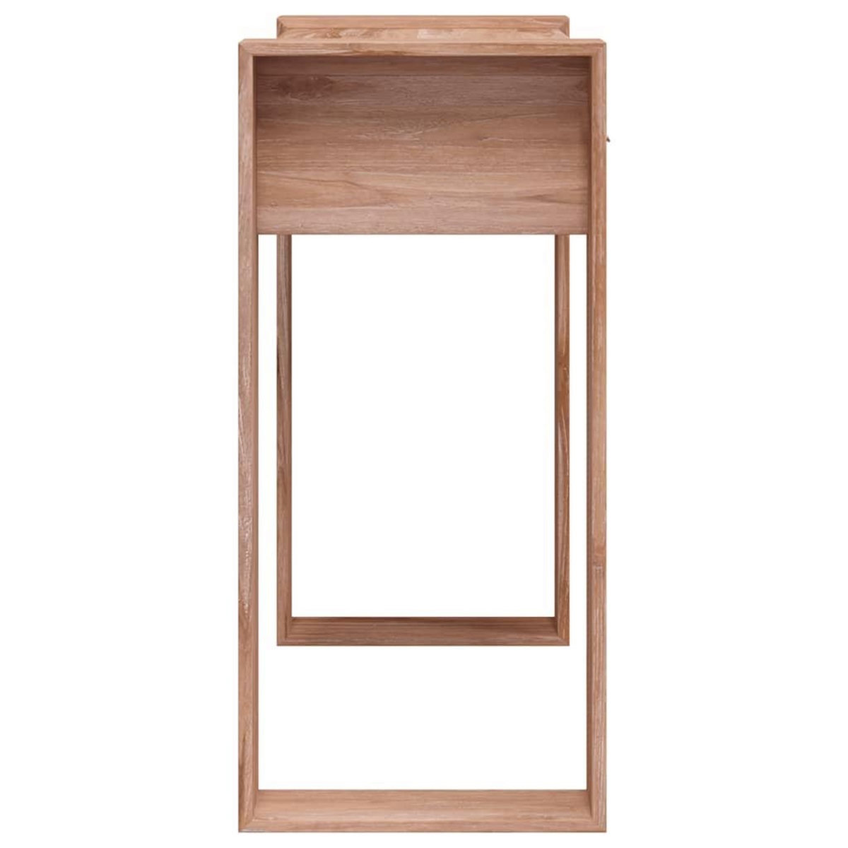 VIDAXL Table console 90x35x75 cm Bois de teck solide