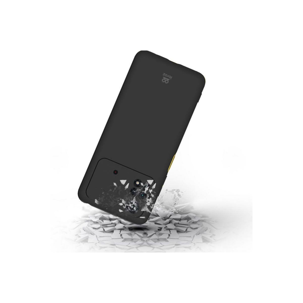 IBROZ Coque Xiaomi Poco M4 Pro 4G Silicone Noir