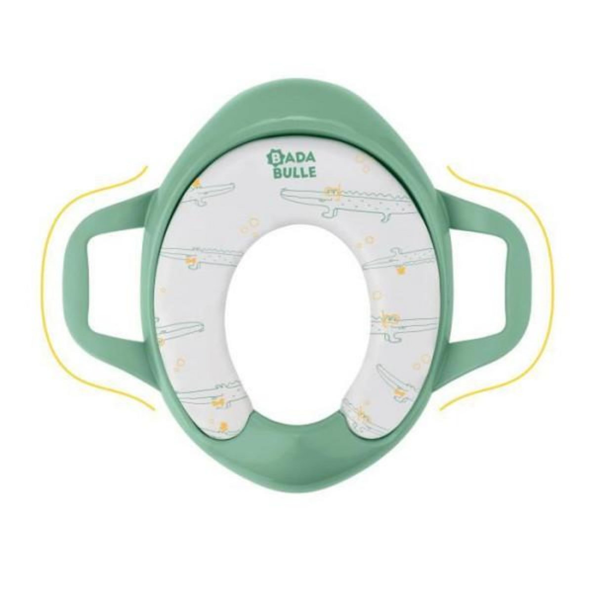 BADABULLE Badabulle Réducteur de toilette confort avec poignées, antidérapant et universel