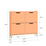 Voir la diapositive 3 : SOBUY SoBuy - Meuble À Chaussures 4 portes - Minimaliste - FSR100