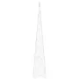 VIDAXL Cone lumineux decoratif a LED Acrylique Blanc chaud 90 cm